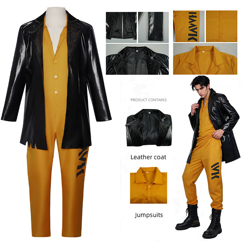 Anime Cosplay Jumpsuit - WHH Movie Raven Cosplay Costume Black