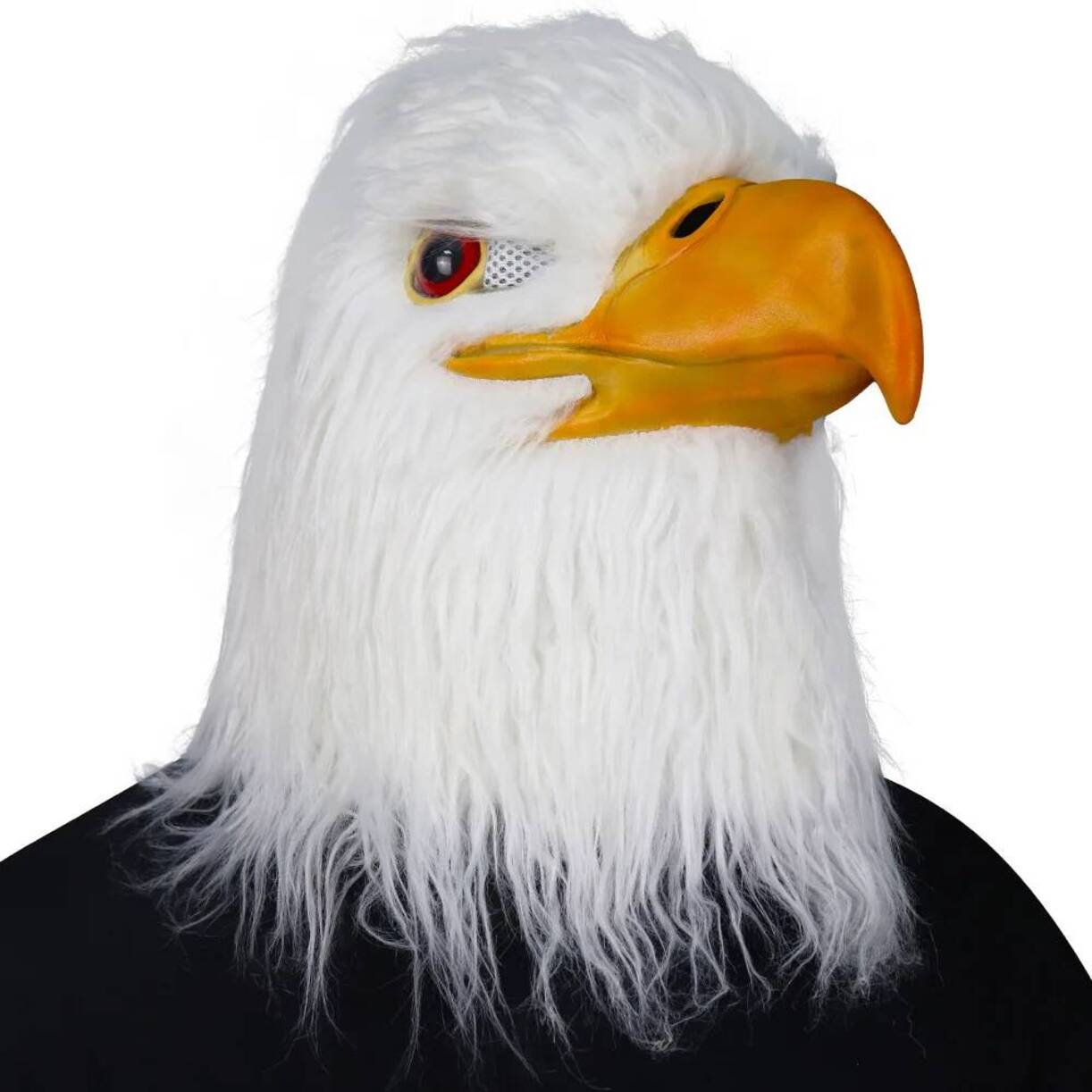 Anime Cosplay With Mask - White Eagle Mask Adults Funny Animal