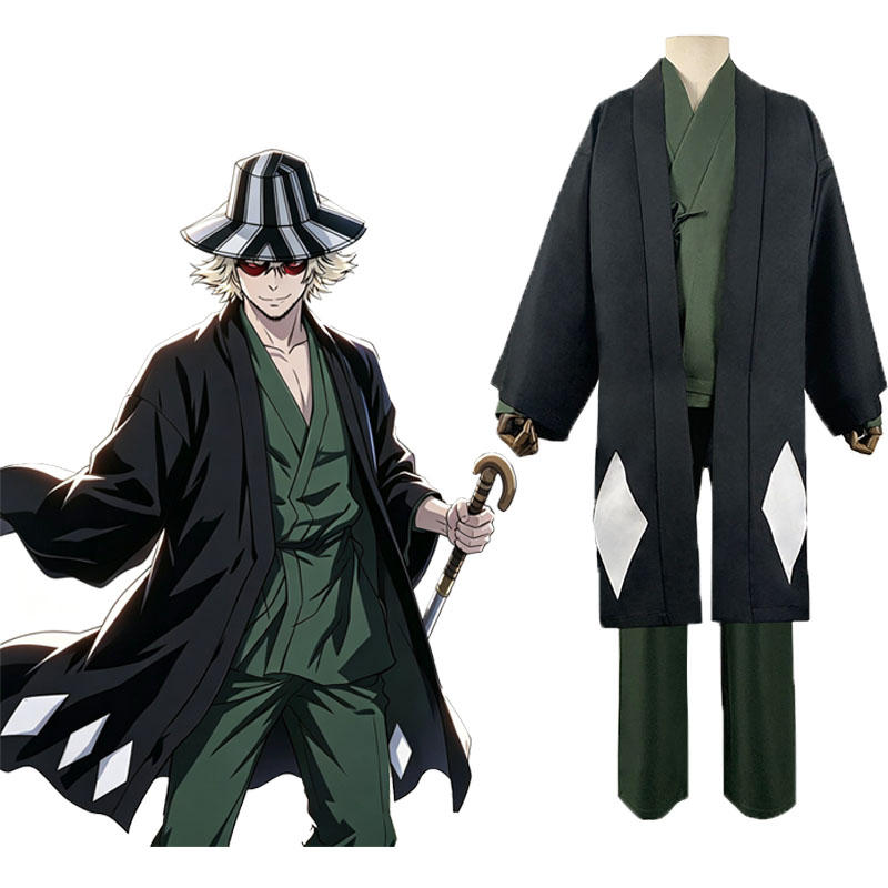Anime Urahara Kisuke Cospaly B - Bleach Captain Coat ulasan dan harga