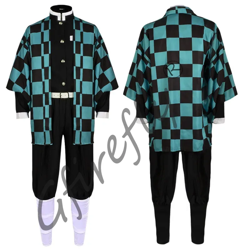 Kamado Tanjirou Cosplay Costum - Anime Cosplay With Mask ulasan dan harga