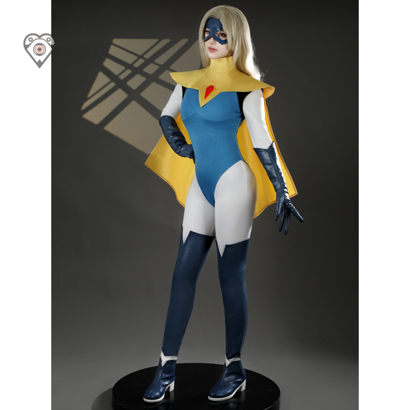 Blonde Blazer Game Dispatch Co - Anime Cosplay With Mask ulasan dan harga