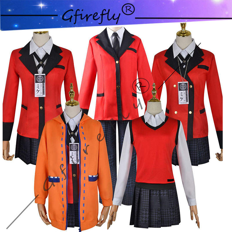 Kakegurui Cosplay Costume Jyab - Anime Cosplay Kakegurui ulasan dan harga