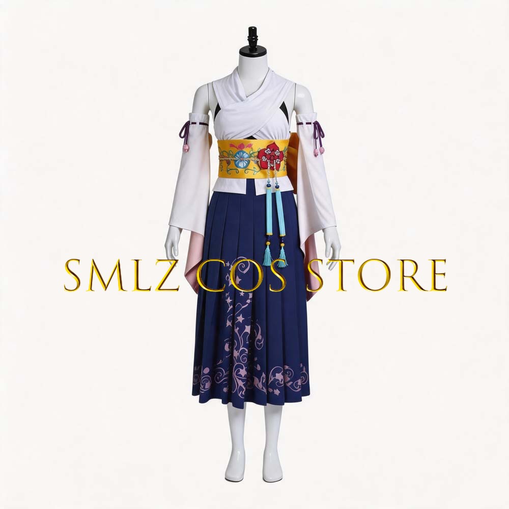 Smlz FFX Yuna Cosplay Anime FF - Anime Cosplay Ladies ulasan dan harga