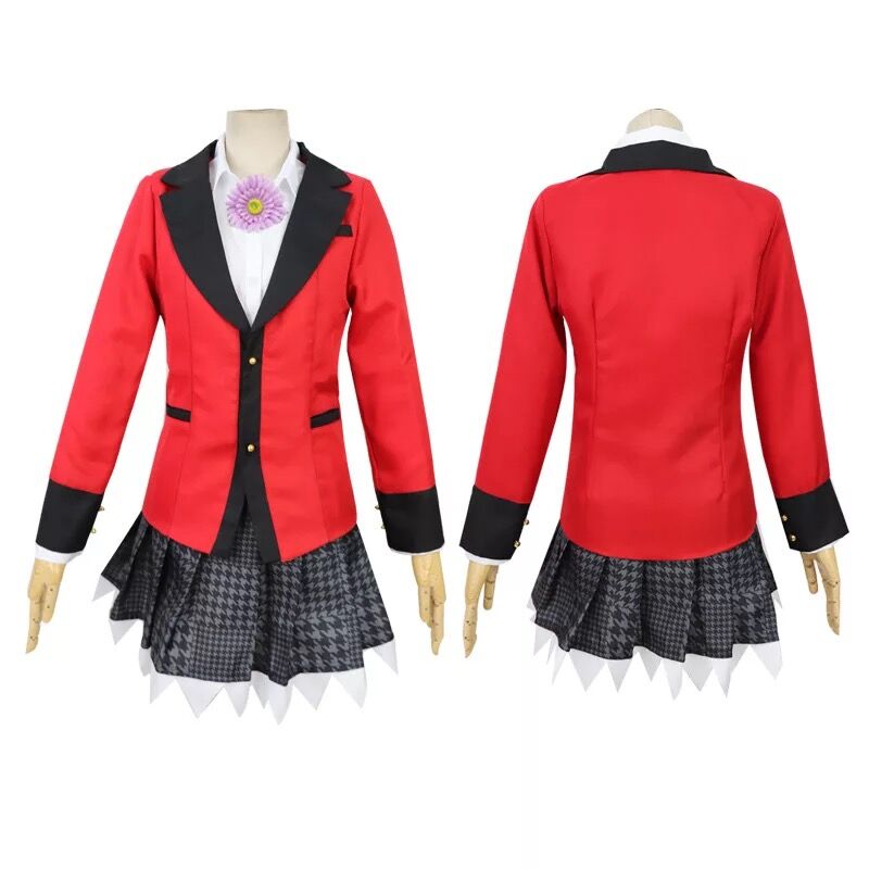 Anime Kakegurui Yumeko Costume - Anime Cosplay Kakegurui ulasan dan harga