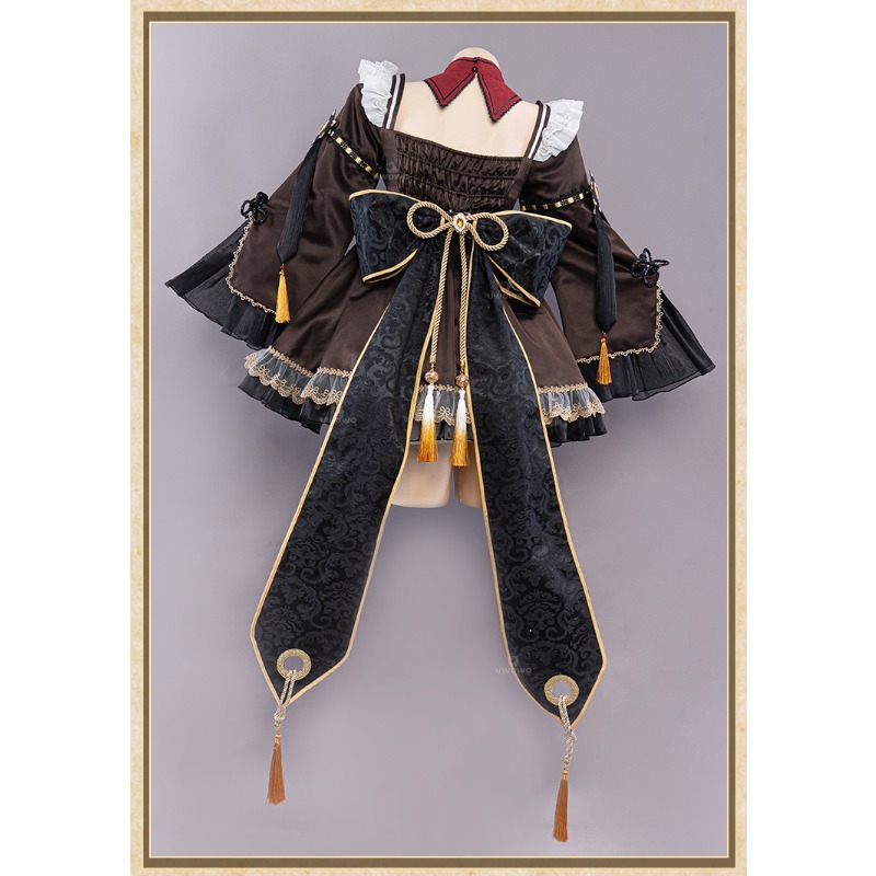 Game Genshin Impact Hu Tao Mai - Anime Cosplay Maid ulasan dan harga
