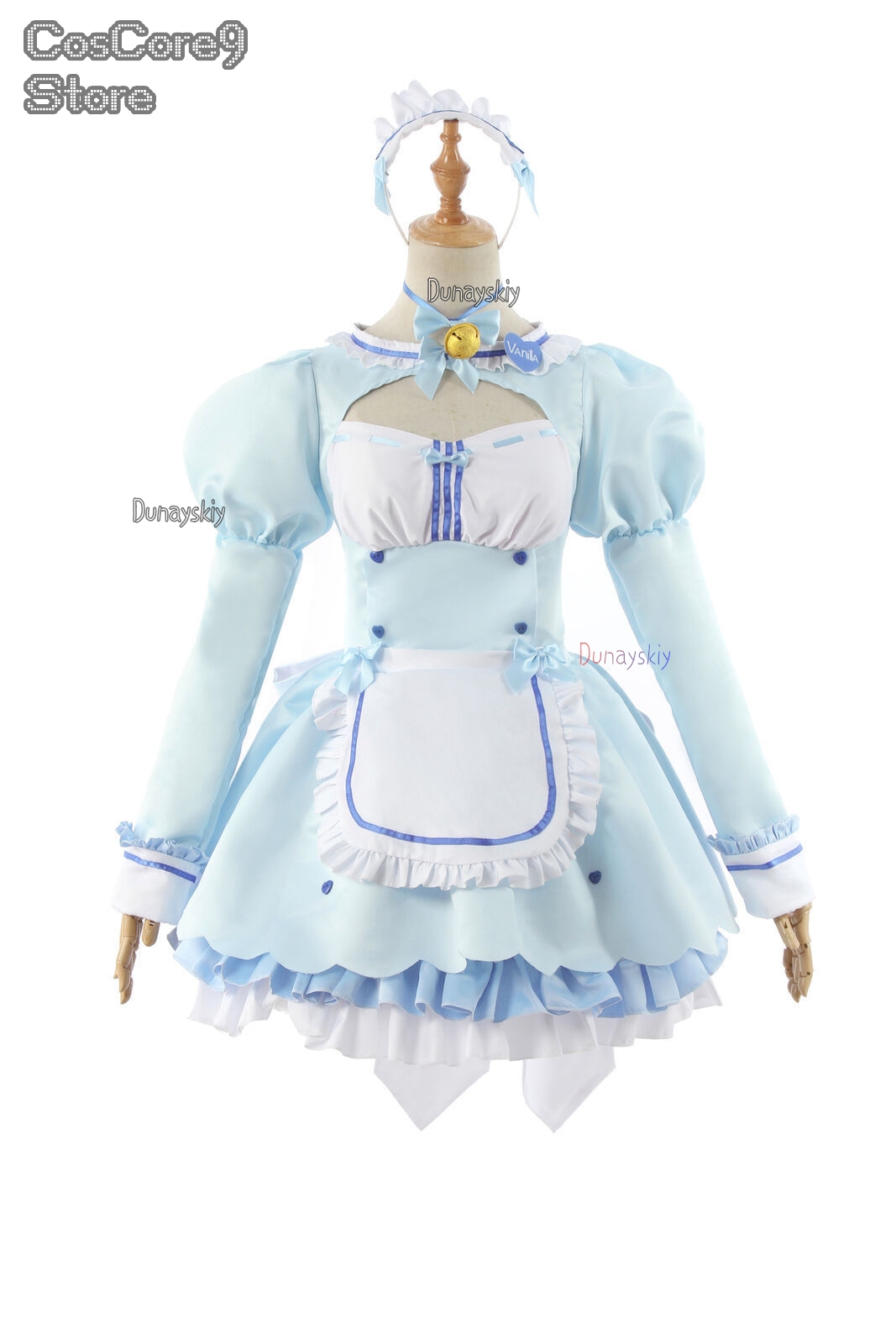 Nekopara Chocola & Vanilla Cos - Anime Cosplay Maid ulasan dan harga