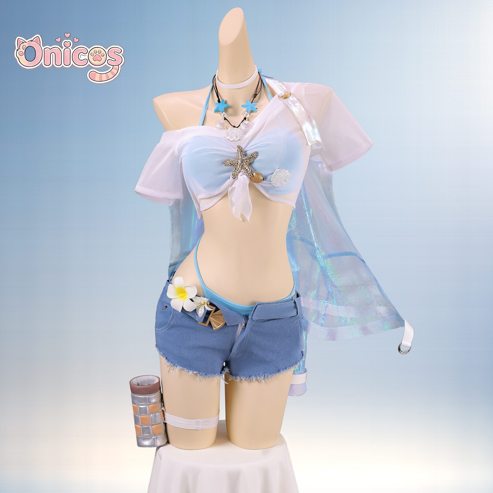 Wuthering Waves Lynne · Mint C - Anime Cosplay Swimsuit ulasan dan harga