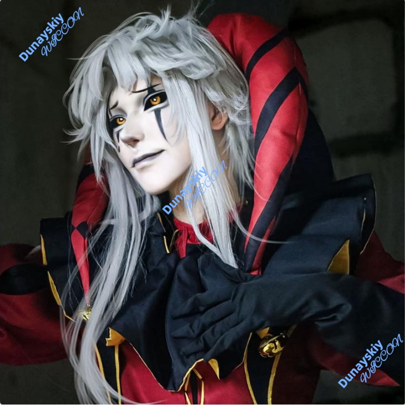 Mens Freak Circus Pierrot Clow - Anime Cosplay Expo 2025 ulasan dan harga