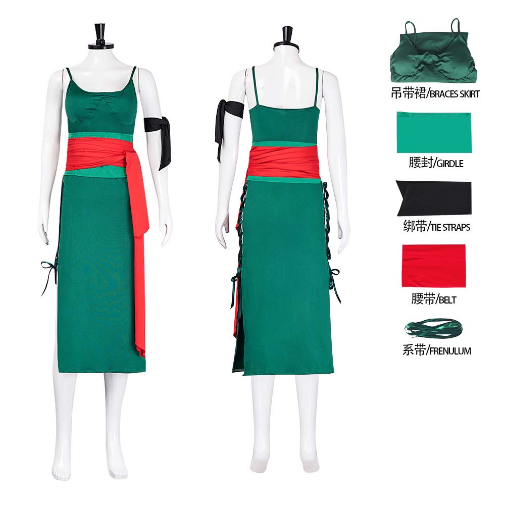 Adult Female Anime Roronoa Zor - Anime Zoro Cosplay Female ulasan dan harga