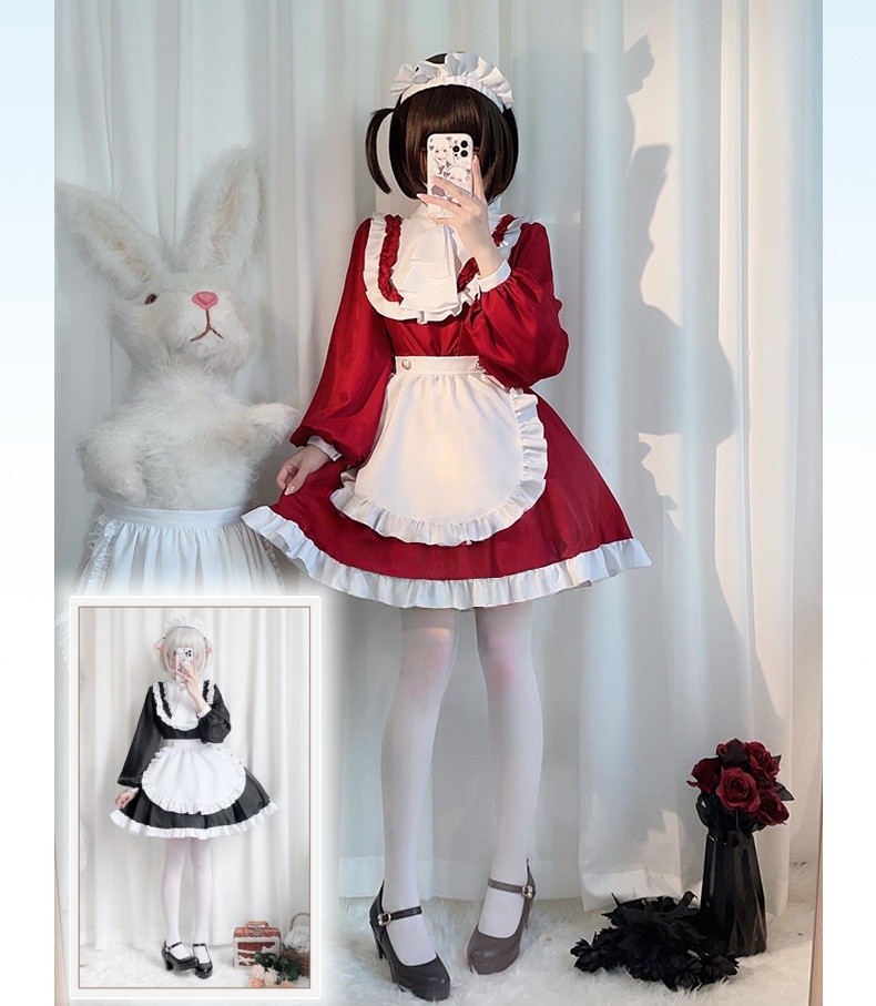 Japanese Style Y2K Jirai Kei C - Anime Cosplay Maid ulasan dan harga