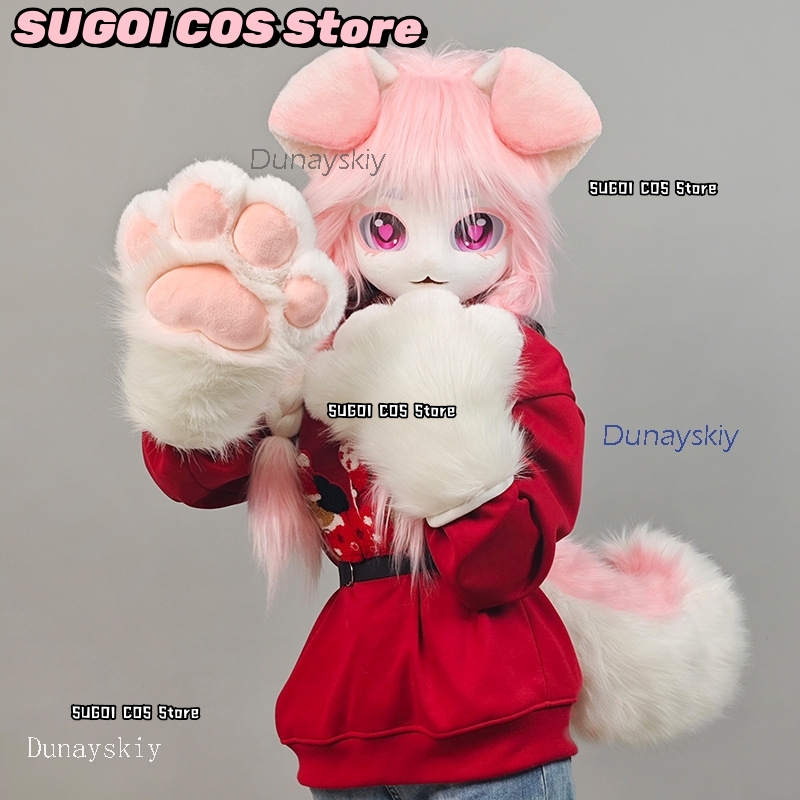 aBcSCS*Fursuit Head Kigurumi C - Anime Cosplay With Mask ulasan dan harga