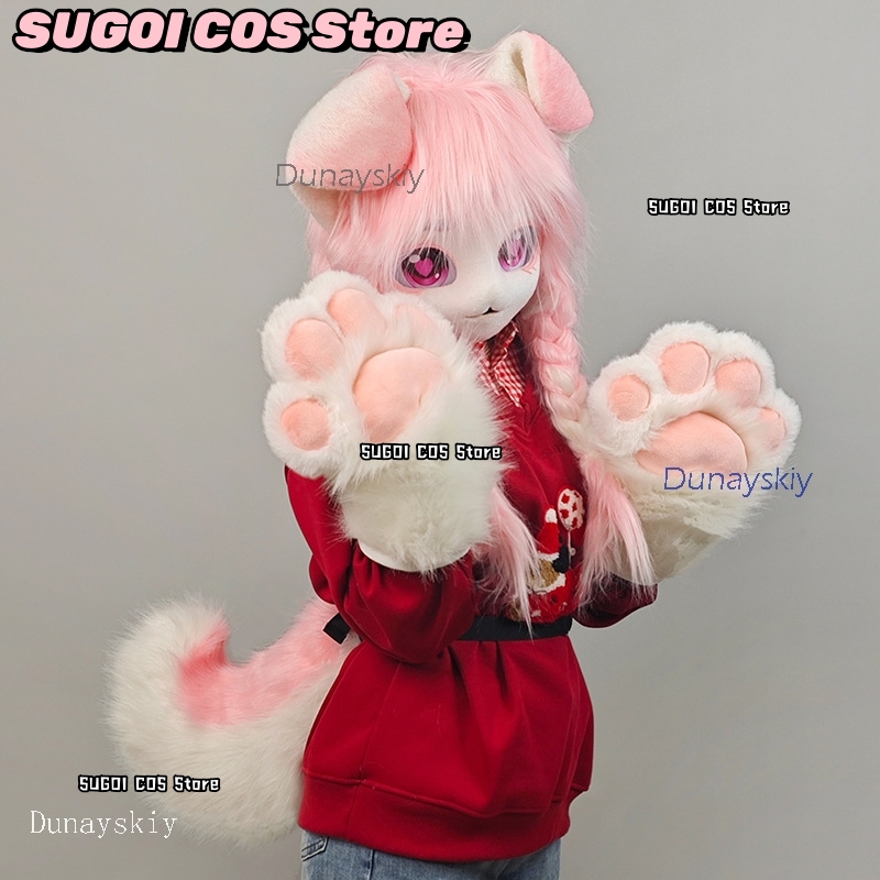 aBcSCS*Fursuit Head Kigurumi C - Anime Cosplay With Mask ulasan dan harga