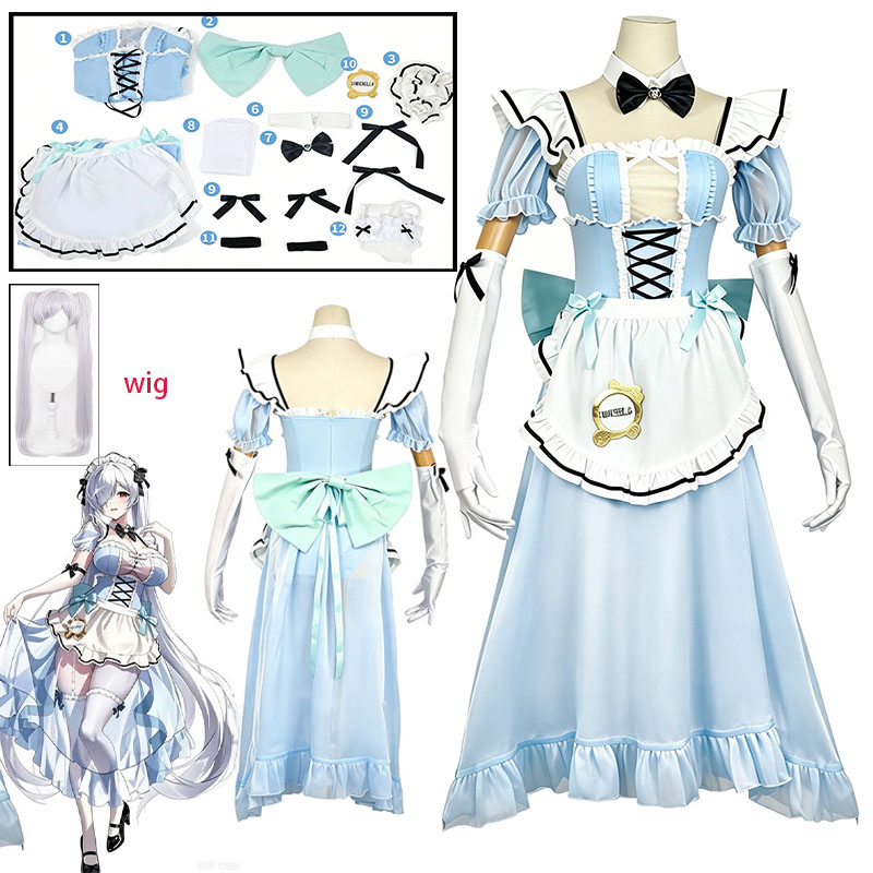 WHH Anime Game NIKKE Pilgrim C - Anime Cosplay Maid ulasan dan harga