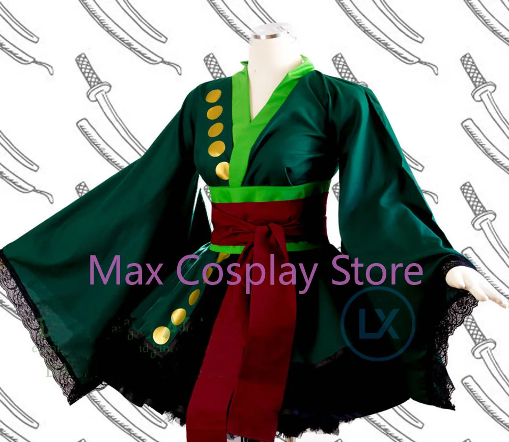 Max Anime Cosplay Costume Zoro - Anime Zoro Cosplay Female ulasan dan harga