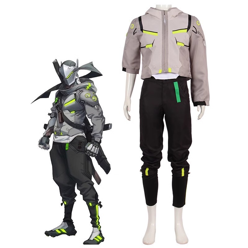 Game Overwatch Genji Cosplay C - Anime Cosplay With Mask ulasan dan harga