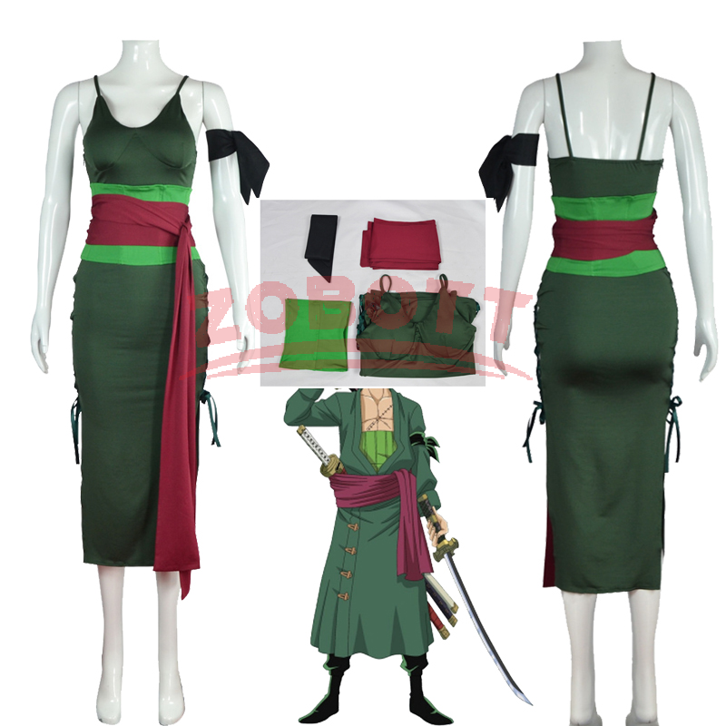 Anime Roronoa Zoro Cosplay Cos - Anime Zoro Cosplay Female ulasan dan harga
