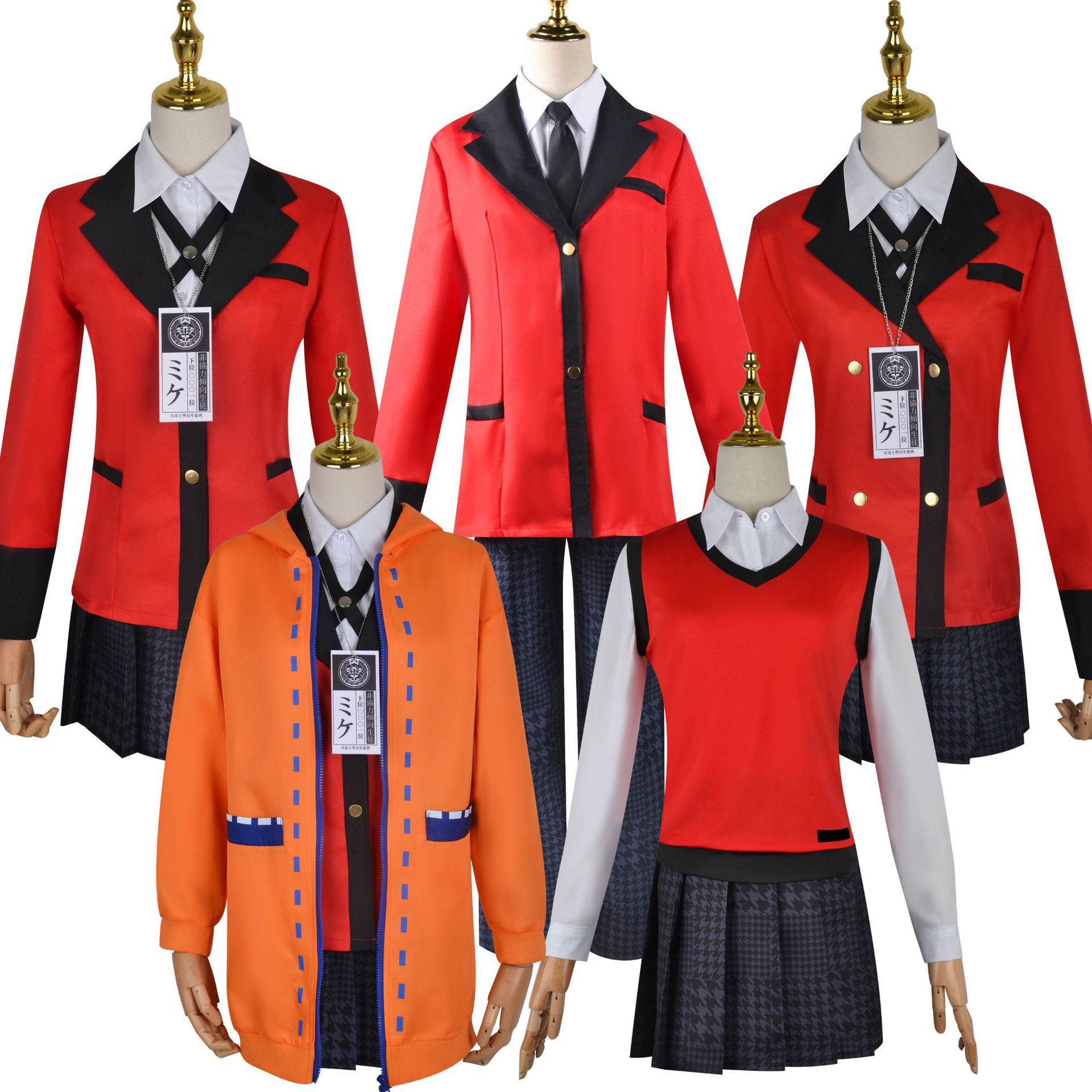 Kakegurui Anime Cosplay Costum - Anime Cosplay Kakegurui ulasan dan harga
