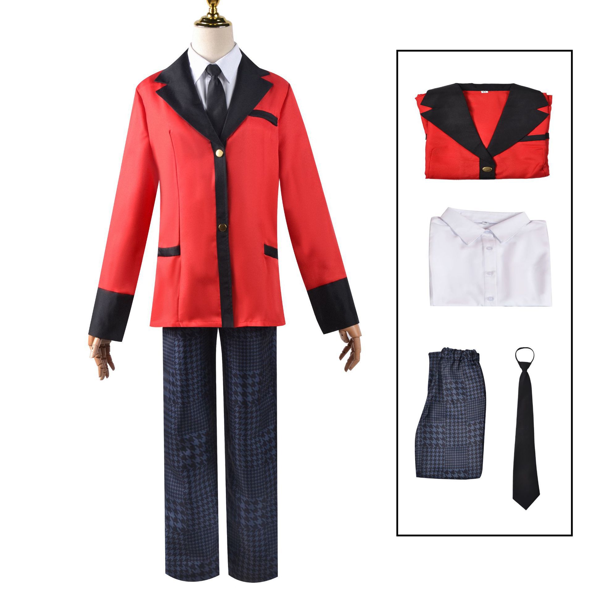 Kakegurui Anime Cosplay Costum - Anime Cosplay Kakegurui ulasan dan harga