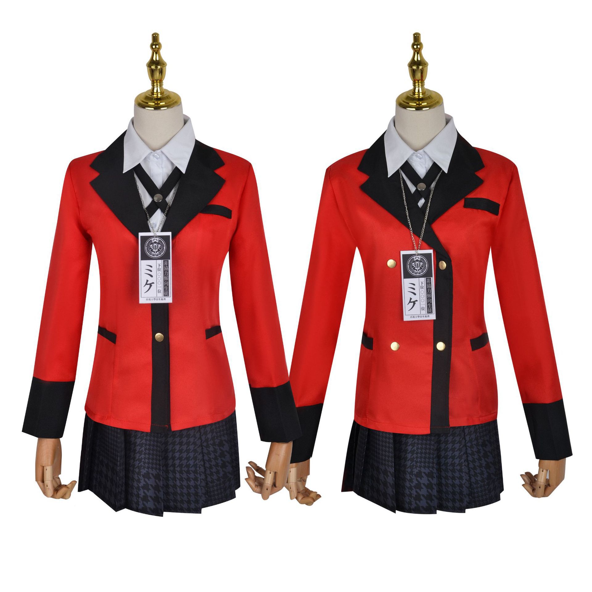 Kakegurui Anime Cosplay Costum - Anime Cosplay Kakegurui ulasan dan harga