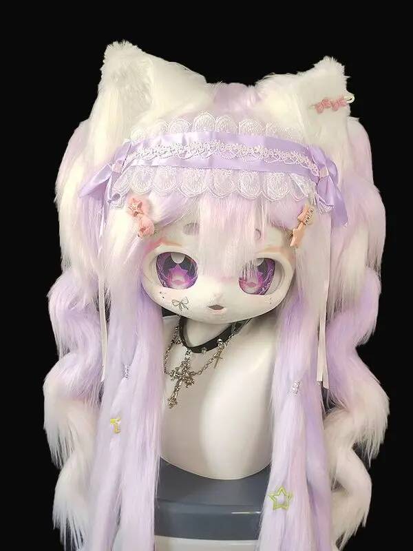 Handmade Kig Fursuit Head, Cut - Anime Cosplay With Mask ulasan dan harga